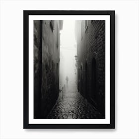 Orvieto, Italy,  Black And White Analogue Photography  3 Art Print