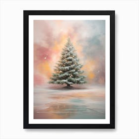 Ai Generated Christmas Tree Art Print