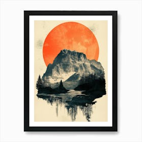 Mountains Art Print