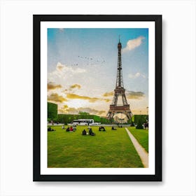 Eiffel Tower, Paris, France Art Print