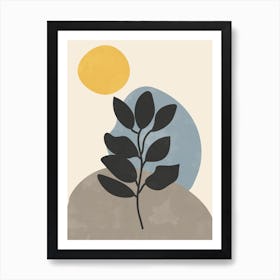 Modern Boho Plant Art Print