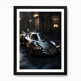 Batman Batmobile 12 Art Print