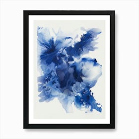 Blue Flowers 72 Art Print