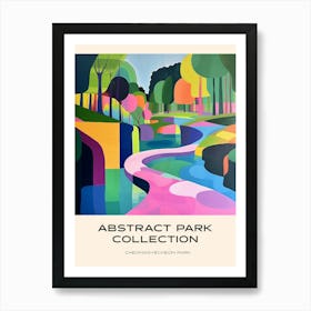 Abstract Park Collection Poster Cheonggyecheon Park Seoul 3 Art Print