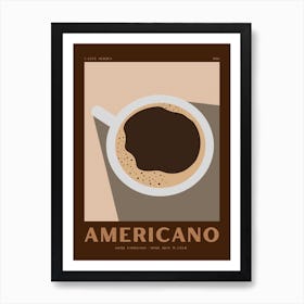 Americano Art Print