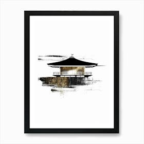 Kyoto Pagoda Art Print