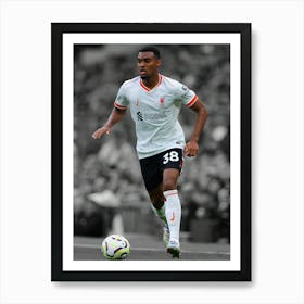 Ryan Gravenberch Of Liverpool Vintage Art Print