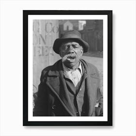 Old Man Who Lives On South Side Of Chicago, Illinois By Russell Lee Art Print