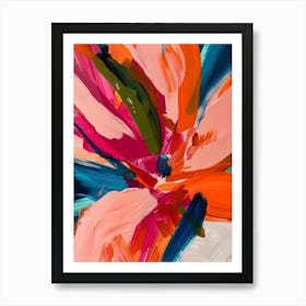 Abstract Flower Painting 19 Art Print