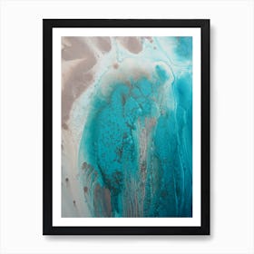 Coral Sea Flow1 3 Art Print