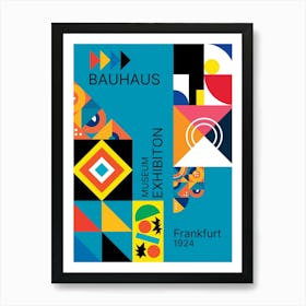 Bauhaus Exhibition Poster Art Print