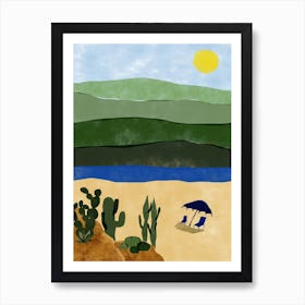 Summer In The Desert Art Print
