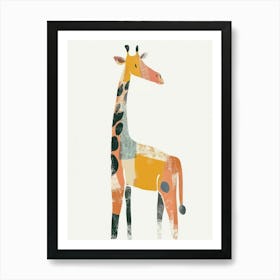 Charming Nursery Kids Animals Giraffe 2 Art Print
