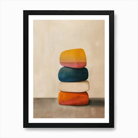 Stacked Rocks Art Print