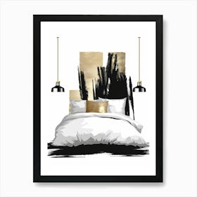 Black Bedroom Furniture Sets Home Design Ideas Art Print