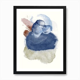 Abstract Watercolor Painting 18 Art Print