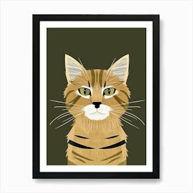 Portrait Of A Cat 6 Art Print