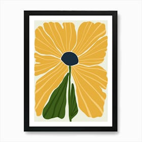Yellow Daisy 1 Art Print