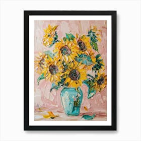 A World Of Flowers Sunflowers 8 Painting Art Print