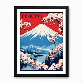 Tokyo Vintage Travel Poster Art Print