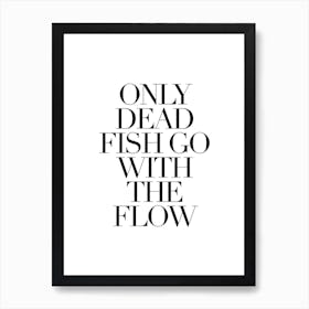 Dead Fish Art Print