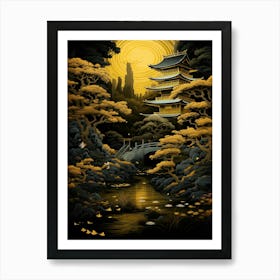 Japanese Pagoda 22 Art Print