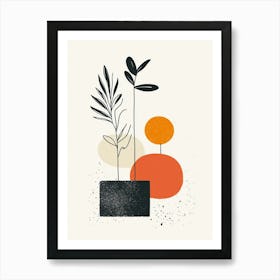 Plants And Pots Art Print