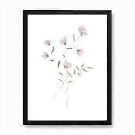 Watercolor Flowers 10 Art Print