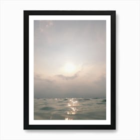 Sunrise Over The Ocean 3 Art Print