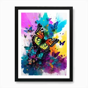 Colorful Butterfly 99 Art Print