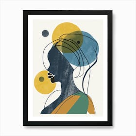 Portrait Of African Woman 37 Art Print