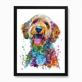 Poodle Painting 3 Art Print