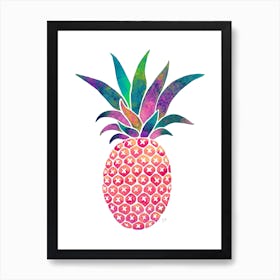 Pink Ananas Art Print
