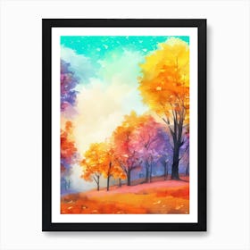 Autumn Landscape 2 Art Print