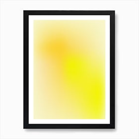 Y2k Yellow Gradient Art Print