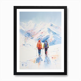 Kitzbuhel   Austria, Ski Resort Illustration 1 Art Print