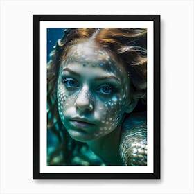 Mermaid-Reimagined 18 Art Print