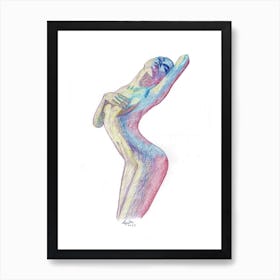 Nude Drawing 3 Art Print