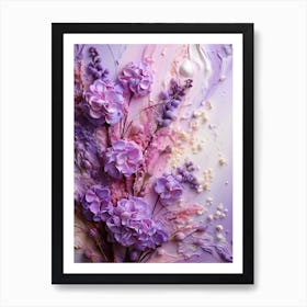 Abstract Of Flowers 5 Art Print