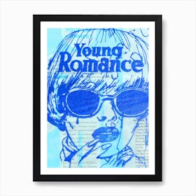 Young Romance Blues Art Print