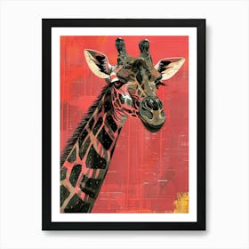 Giraffe Canvas Print 16 Art Print