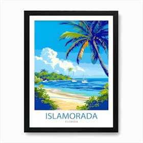 Islamorada Florida Print Village Of Islands Art Florida Keys Poster Tropical Paradise Wall Decor Coastal Escape Artwork Art Print