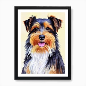 Australian Terrier 2 Watercolour Dog Art Print