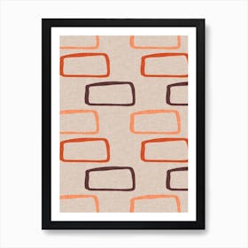 Mod Square Art Print