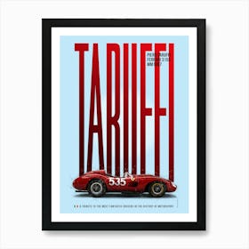 Piero Taruffi Tribute Ferrari 315S Affiche