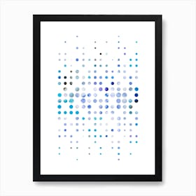 Codigo Blue Aqua Art Print