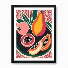 Fruit Plate Art Print