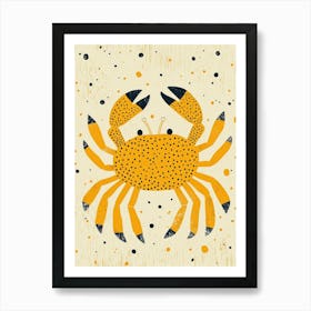 Yellow Crab 2 Art Print