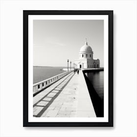 Zadar, Croatia, Black And White Old Photo 1 Art Print