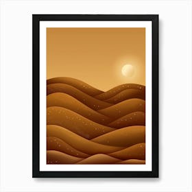 Desert Landscape 16 Art Print